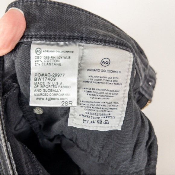 AG Adriano Goldschmied Womens The Legging Ankle Jean Distressed Grey Size 28 - Picture 9 of 11